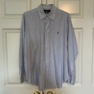 Polo Ralph Lauren Classic Fit Dress Shirt Mens Large
